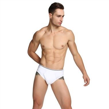 White Briefs Brandaí Fo-éadaí OEM Mens